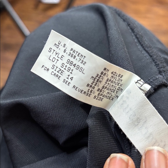 Black Sheer Floral unite! MIRACLESUIT Swimsuit - Picture 9 of 10